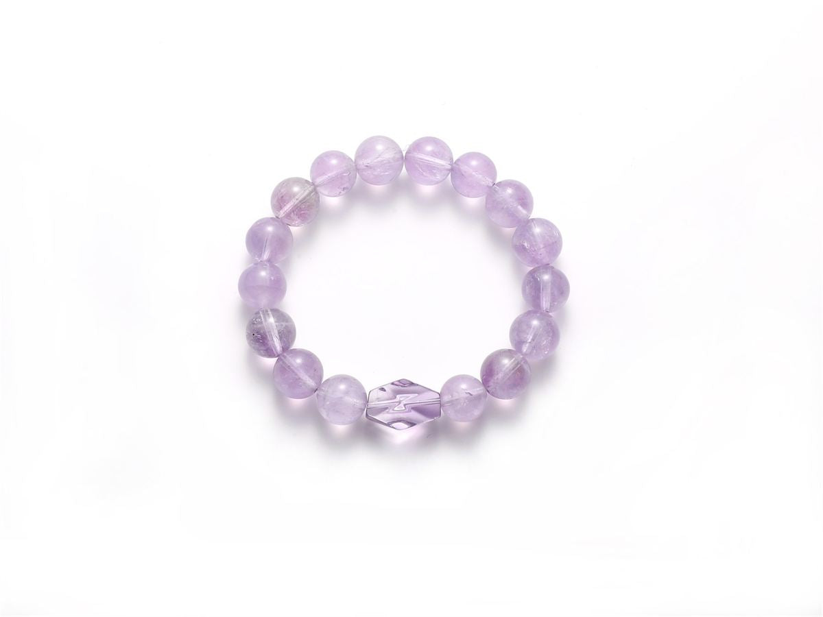 Lavender Amethyst Bracelet With Fancy Cut Amethyst — product image 2