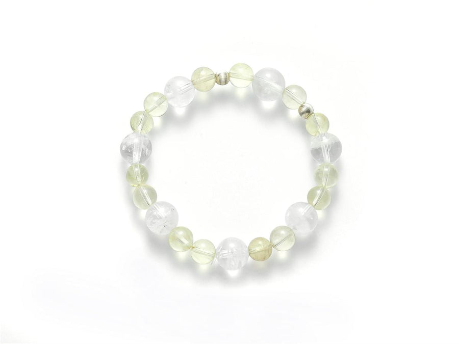 Kids’ Natural Clear Azeztulite & Lemon Yellow Quartz Bracelet — product image 2