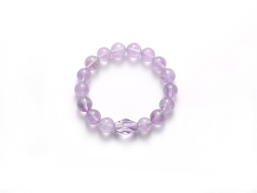 Lavender Amethyst Bracelet With Fancy Cut Amethyst — product image 2