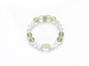 Natural Snow Phantom & Lemon Quartz Bracelet with Pixiu Crystal — product image 2